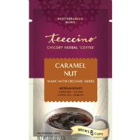 Teeccino Caramel Nut Chicory Herbal Coffee Substitute 1.05oz Trial