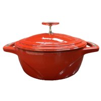 Lodge Enamel 3 qt. Dutch Oven - Cherry On Top (Red)