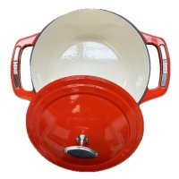 Lodge Enamel 3 qt. Dutch Oven - Cherry On Top (Red)