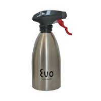 EVO Oil Grey Stainless Steel Spray Bottle - 16oz.